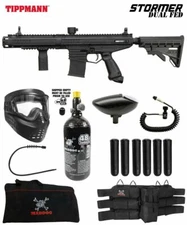Maddog Tippmann Stormer Elite Dual Fed Corporal HPA Paintball Gun Starter Pack