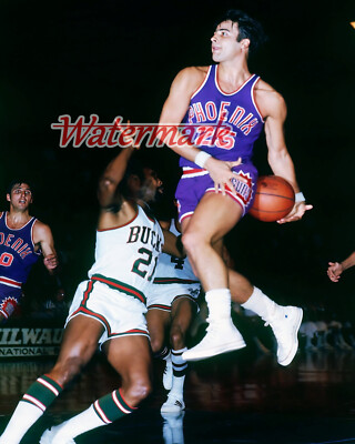 1960's Phoenix Suns Gail Goodrich Driving the Net Game Action