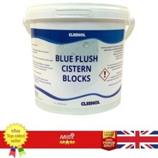 Blue Flush Cistern Blocks - Tub of 24 CLEENOL 082BLUE (Bathroom & Toilet)