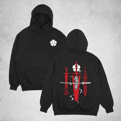 Black Clover 5, Anime Hoodie, Unisex Crewneck Basic T-Shirt T-shirt Hoodies