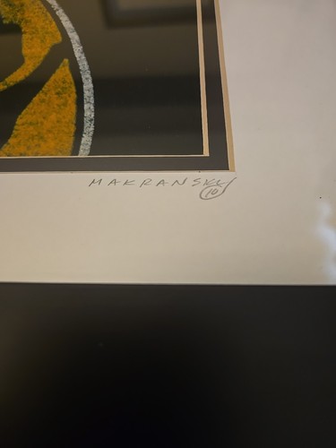 Green Bay Packers Image Signed Artwork Framed And Matted By Makransky '10 - Picture 2 of 5