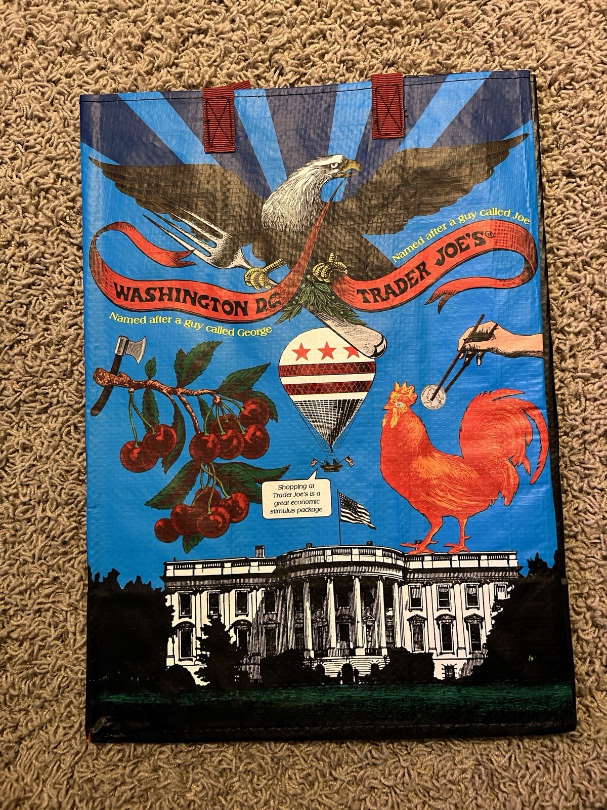 🔥You Pick 3 Trader Joe's Reusable Shopping Grocery Gift Tote Bags NWT! 🛍️