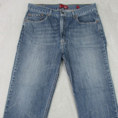 Levis 504 Straight Jeans Mens Size W36-W38 L29 Blue Denim