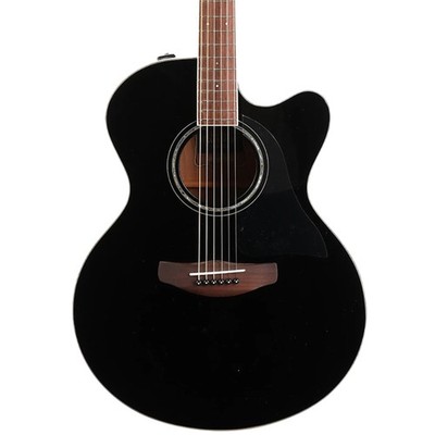 Yamaha CPX600 Jumbo Acoustic-Electric Guitar, Spruce Top, Black