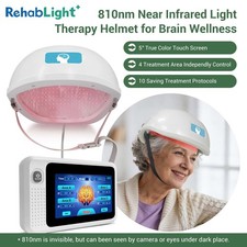 810nm PBM Brain Helmet with Upgraded Controller NIR Light Cap for Stroke Anxiety