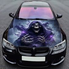 Car Hood Wrap Vinyl Decal Grim Reaper Smoke Graphic Custom Size Made To Fit Car Hood Wrap Vinyl Decal Grim Reaper Smoke Graphic Custom Size Made To Fit