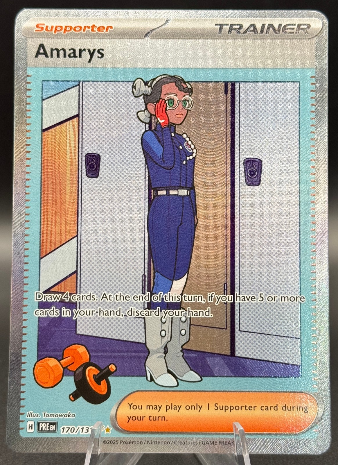 Amarys 170/131 Prismatic Evolutions Special Illustration Rare Holo Pokemon - NM
