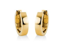 XEN XEN Creolen aus 750 Gelbgold mit Zertifikat