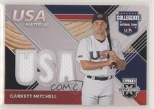 2020 Panini Elite Extra Edition USA Baseball Material Black Garrett Mitchell 1u6