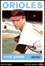 1964 Topps #450 Steve Barber Orioles 8 - NM/MT
