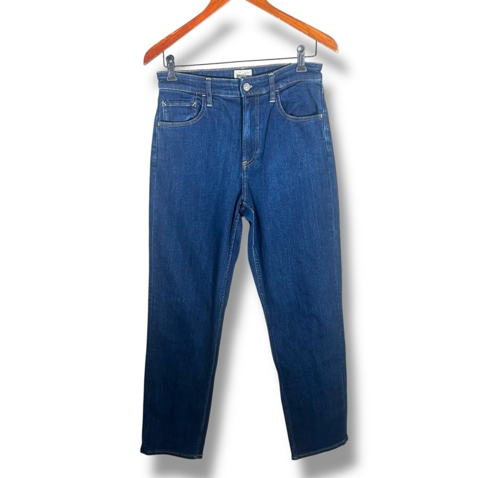 Men's Faherty Organic Cotton Slim Straight Denim - Cove Point Wash Size 29