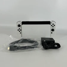 Nintendo Switch OLED Original Handheld Console Black 64GB - L Button Faulty