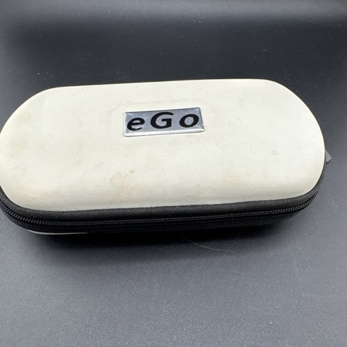 eGo White Zippered Travel Case With Mesh Pockets - 7 x 4 x 1.5 Inches 📦