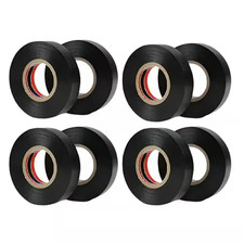   In. X 66 Ft. Electrical Insulation Tape PVC Black 8-Pack