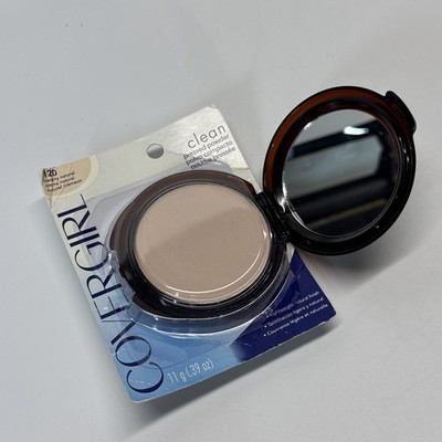 Vintage Cover Girl Creamy Natural 120 Pressed Powder NOS Mirror Compact