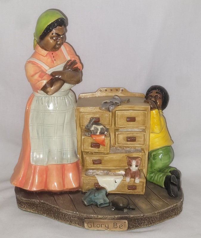 Vintage Porcelain Figurine "Glory Be" By Naturecraft LTD England Hand Painted