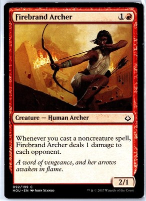 MAGIC TG: Hour of Devastation #92 Firebrand Archer- Common.M2A