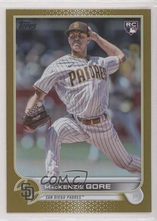 2022 Topps Update Gold Foil Mackenzie Gore #US81 0cz