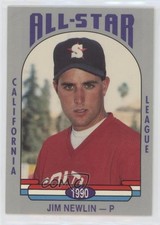 1990 Cal League California League All-Stars Jim Newlin #23 hg6