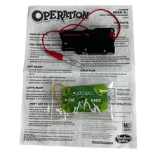 Operation BoardGame Pieces Buzzer Cards Plastic Ailments Instructions INCOMPLETE