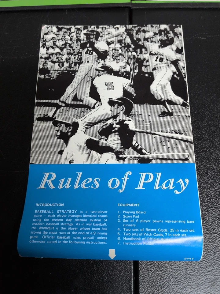 Vintage 1977 Avalon Hill Bookcase Game Baseball Strategy | 100% Complete! - Image 2 of 4