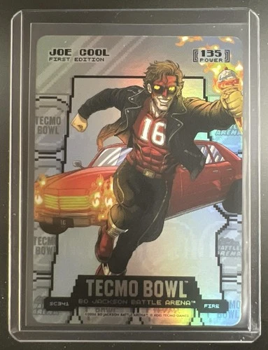 2026 Bo Jackson Battle Arena Tecmo Bowl Joe Cool Silver Coin Flip Fire
