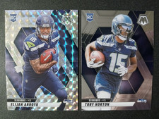 (2) 2025 Panini Mosaic Silver/Base Elijah Arroyo/Tory Horton Prizm RCs # 314,396