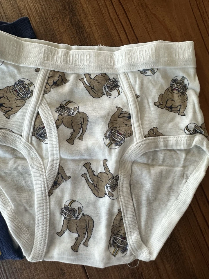 Meias de pelúcia Gymboree masculinas tamanho pequeno 5-6 cuecas pacote com 3 volta às aulas - Imagem 3 de 4