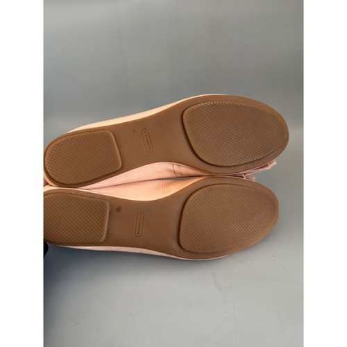 Coach Ballet Pisos Lexi Suave Cuero Napa Desnudo Rosa Talla 9.5 Femenino - Imagen 8 de 8