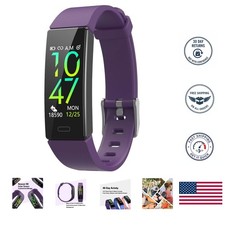 Luxurious Waterproof Fitness Tracker with Blood Pressure  Heart Rate Monitor