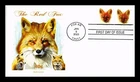 US COVER RED FOX 40C FIRST DAY ISSUE COMBO PANDA CACHET