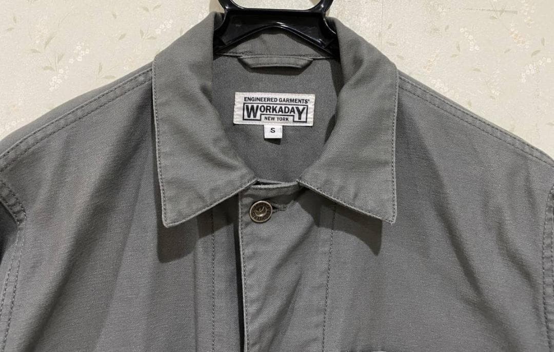 Engineered Garments WORKADAY Jacket Green Khaki S - image 4