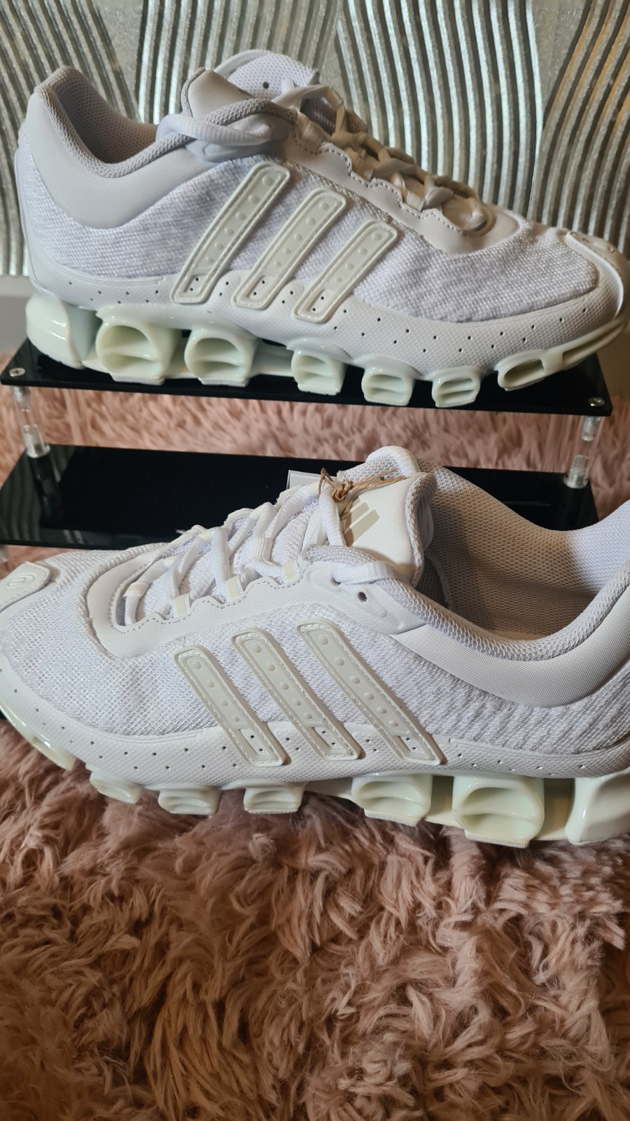 Adidas Originals Megaride☆Uk 9½☆Cloud White☆BNIB+Tags☆ Immaculate☆Unworn☆Rrp£120