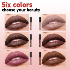 Lápiz labial líquido mate intransferible brillo labial fácil de aplicar laca labial