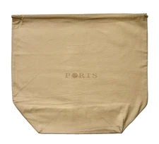 NEW PORTS Drawstring Dust Bag Protective Pouch Beige Great for Purse Storage!