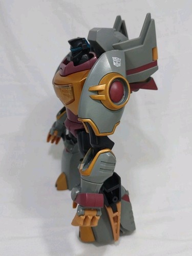 Transformers Animated Voyager Class Grimlock (2008) Dinobot Figure 100% Complete - Picture 9 of 16