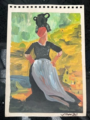 Salvador Dali Zeichnung auf Papier (Handmade) signiert und gestempelt Mischte... - Bild 1 von 4