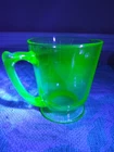Depression Era Uranium One Quart Measuring Cup