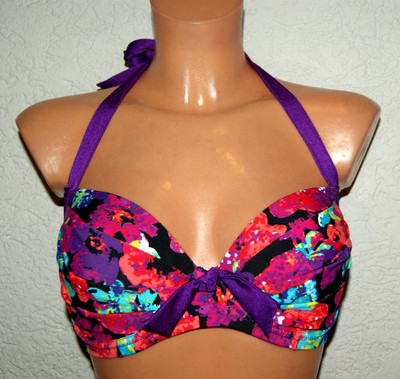 BIKINI-Oberteil * BIKINI - BH * Bra Cosmopolitan Padded Top POUR MOI ? 32 E/ 70E