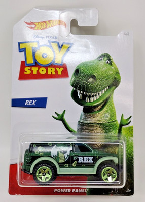 Hot Wheels Toy Story Series Rex 4/6 Power Panel Green Disney Pixar GBB25-0910