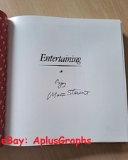 MARTHA STEWART... Entertaining - SIGNED BOOK + Pics #1