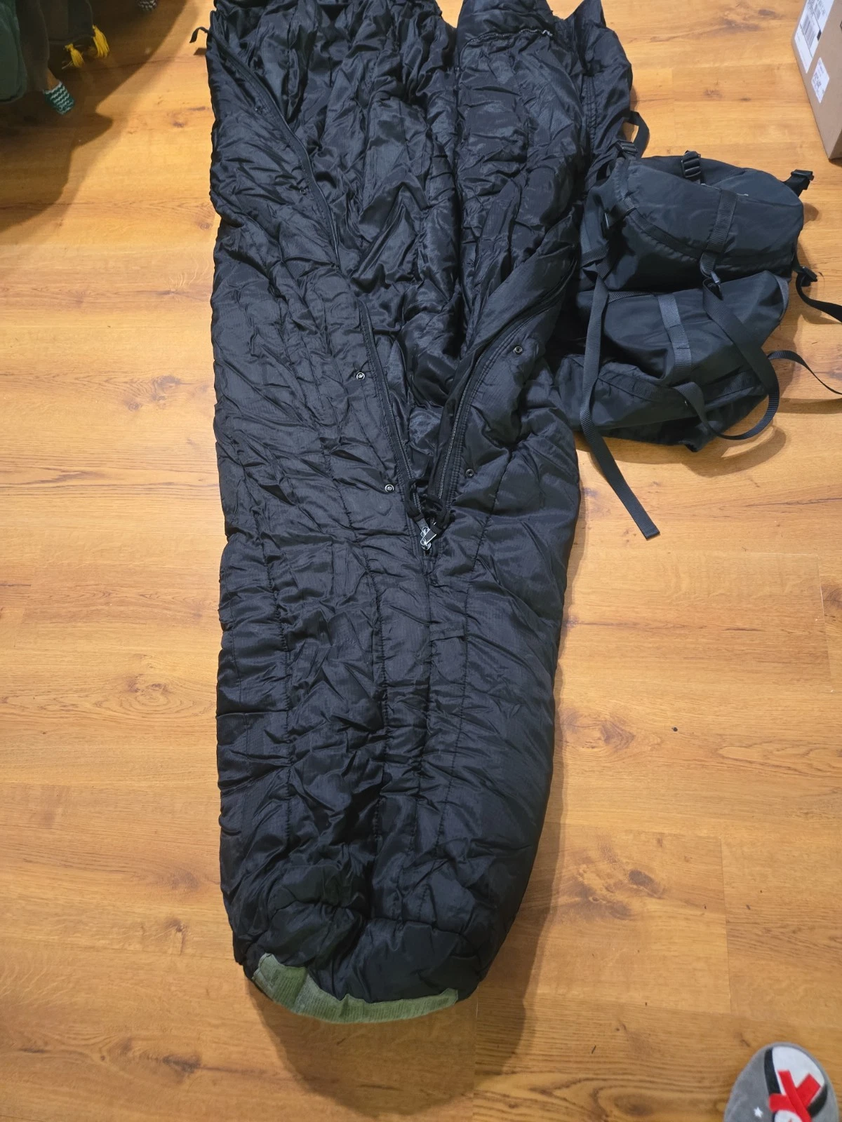 Mummy Sleeping Bag 75" Military Style With Stuff Bag
