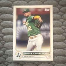 Topps 2022 Series 2 James Kaprielian #651 Oakland Athletics Baseball Card