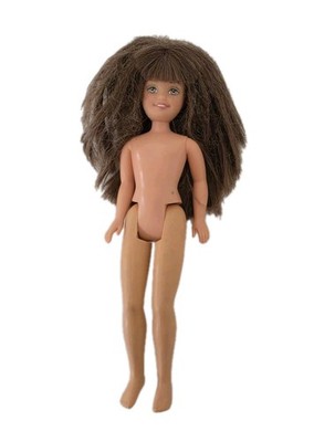 1991 Brunette Whitney Stacie s Friend 8  Barbie Doll Layered Hair & Hazel Eyes