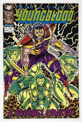 Youngblood #2 Green/Blue Logo Image Comics 1992 1st Prophet, 1st Shadowhawk NM