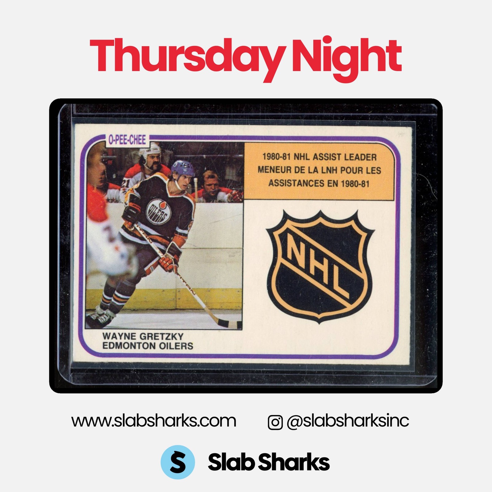 1981 O-PEE-CHEE #383 WAYNE GRETZKY 1980-81 ASSIST LEAGUE LEADERS