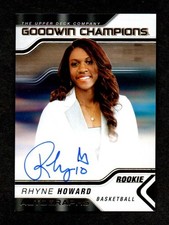 2023 Goodwin Champions RHYNE HOWARD Atlanta Dream Rookie RC Autograph
