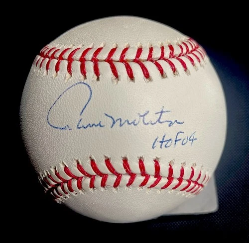 Paul Molitor Signed Official Major League Selig Baseball JSA COA  Brewers Twins