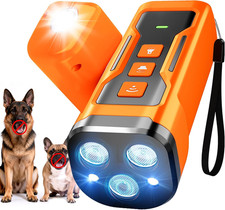 Dog Bark Deterrent Devices, 6 Modes 3X Ultrasonic Anti Barking Device for Dogs,