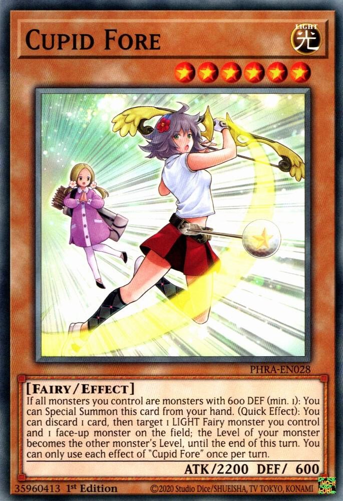 Yugioh Cupid Fore 1st Edition Common PHRA-EN028 NM